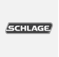 The Schlage company logo is pictured.