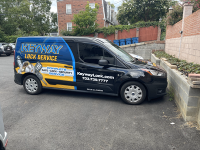 A Keyway van is pictured.